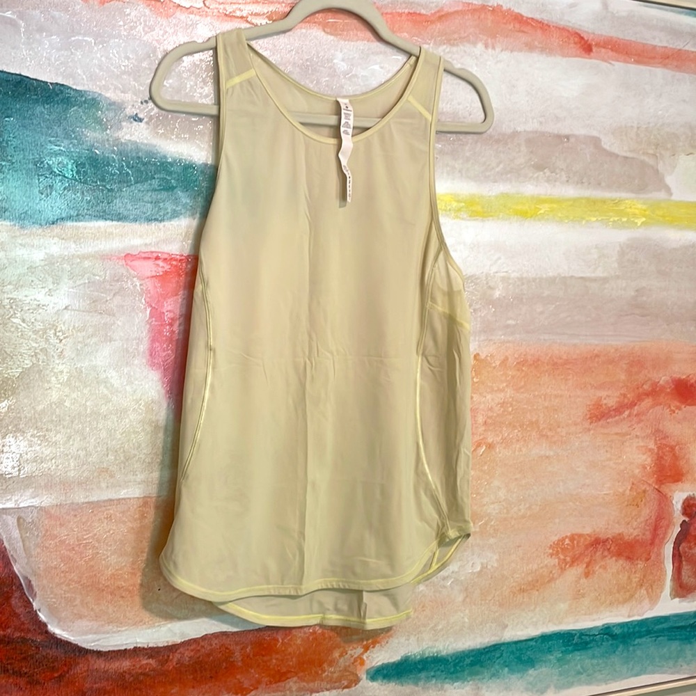 Lululemon Sculpt Tank, Yellow